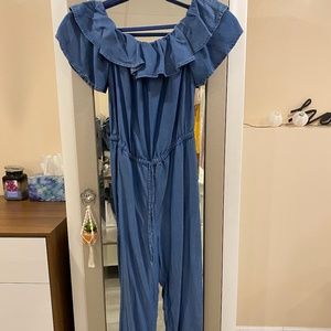 Cute Denim Jumpsuit